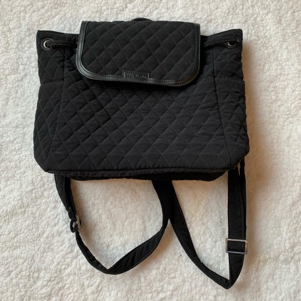 Black Vera Bradley small back pack/purse
